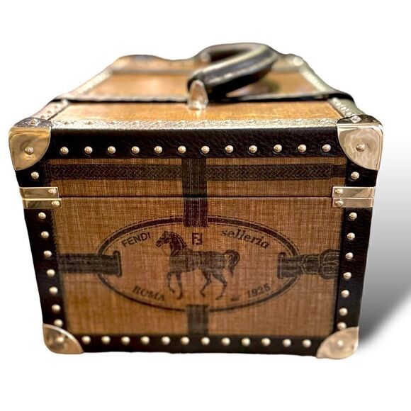 The FENDI ABICI Bike in Vogue FENDI SELLERIA Detachable Travel Trunk ULTRA RARE - Picture 4 of 8